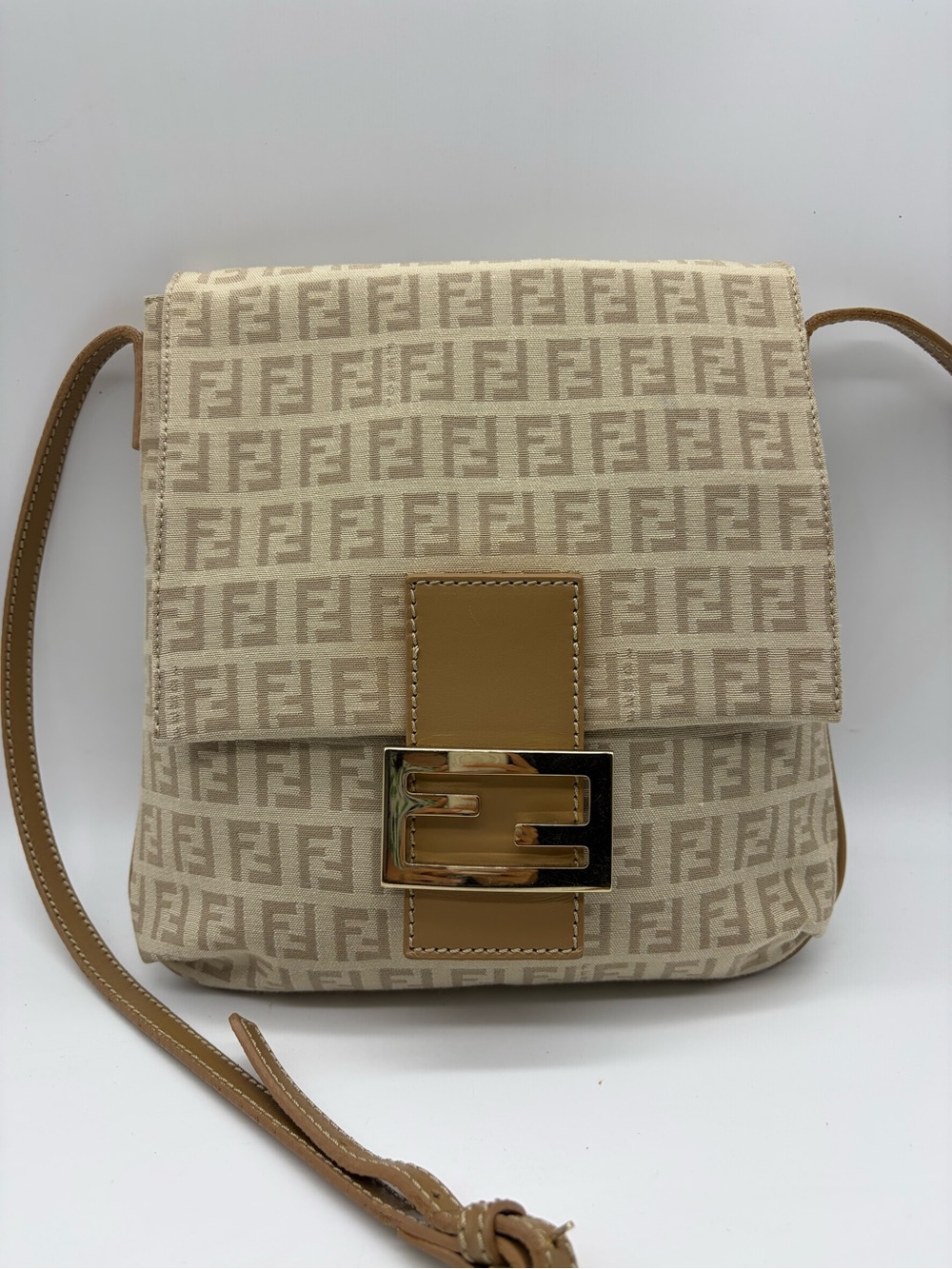 Fendi Beige Crossbody Bag